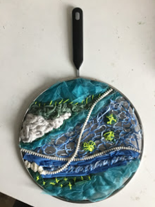 hergebruikt dingen, gebruiksvoorwerpen met textiel.