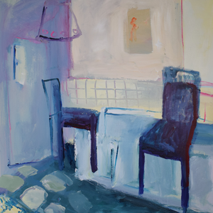 Deze werken hebben als uitgangspunt een interieur of stilleven welke op expressieve wijze geabstraheerd zijn.