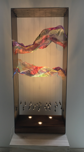 Installaties van o.a. organza, led, staal, hout, kunststof