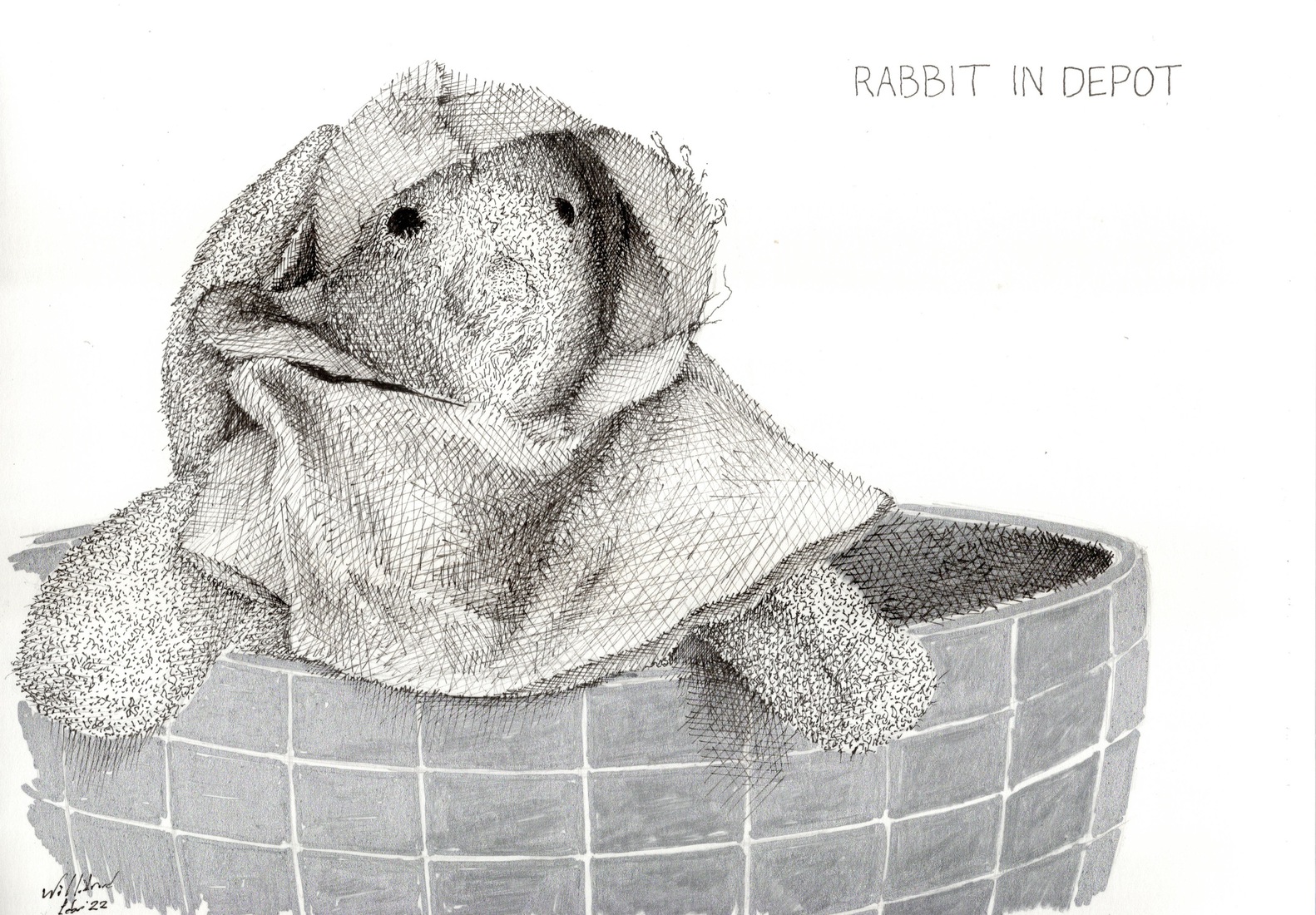 Konijn in de Kunsthal