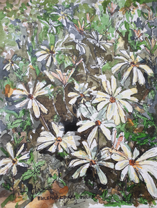 The best thing about watercolour is that it’s portable. When sketching outside I often use it. I also love the fact that I can combine it with pen, pencil, charcoal...Many of my watercolour paintings are snapshots of unexpected joys found along the way.