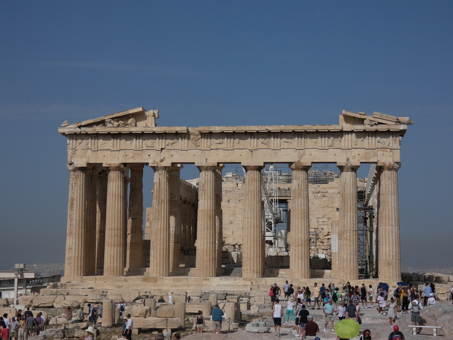 Parthenon on Acropolis in Athens
