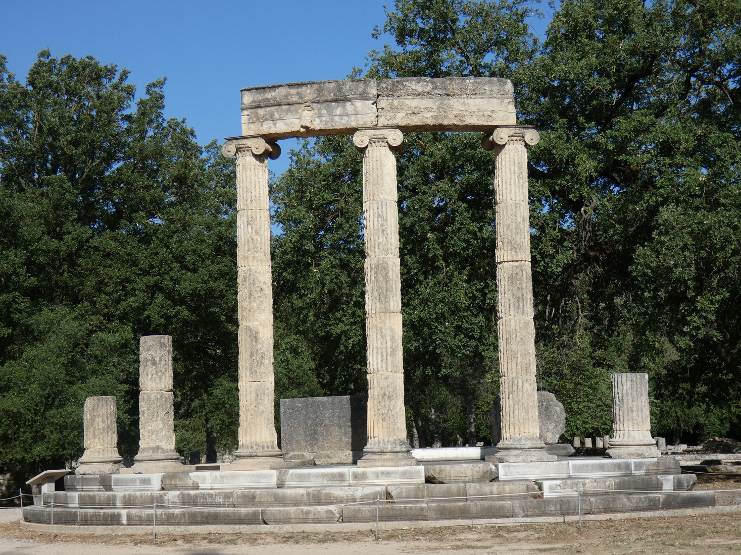 Philippeion Ronde Tempel in Olympia
