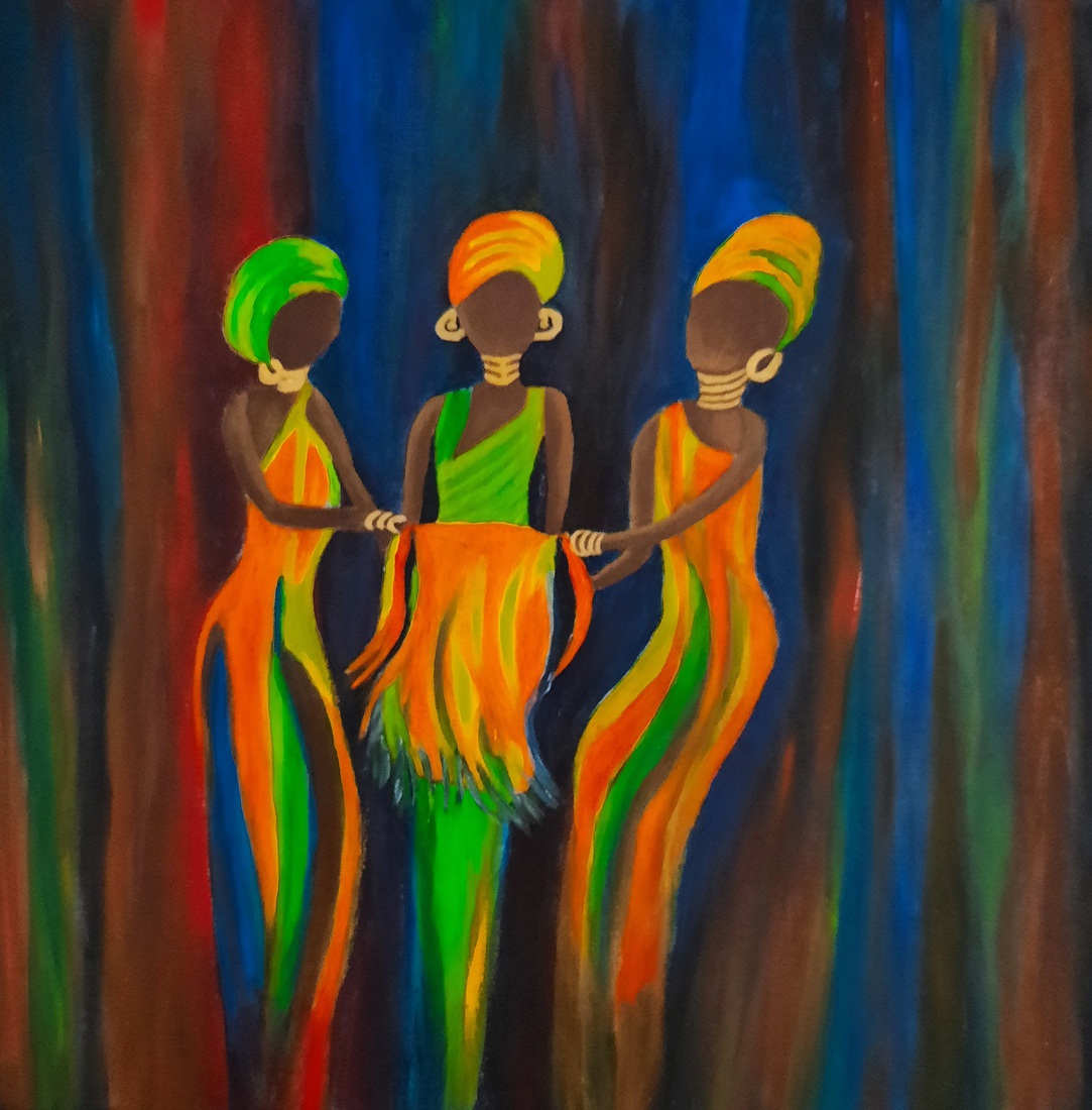 kleurrijke vrouwen