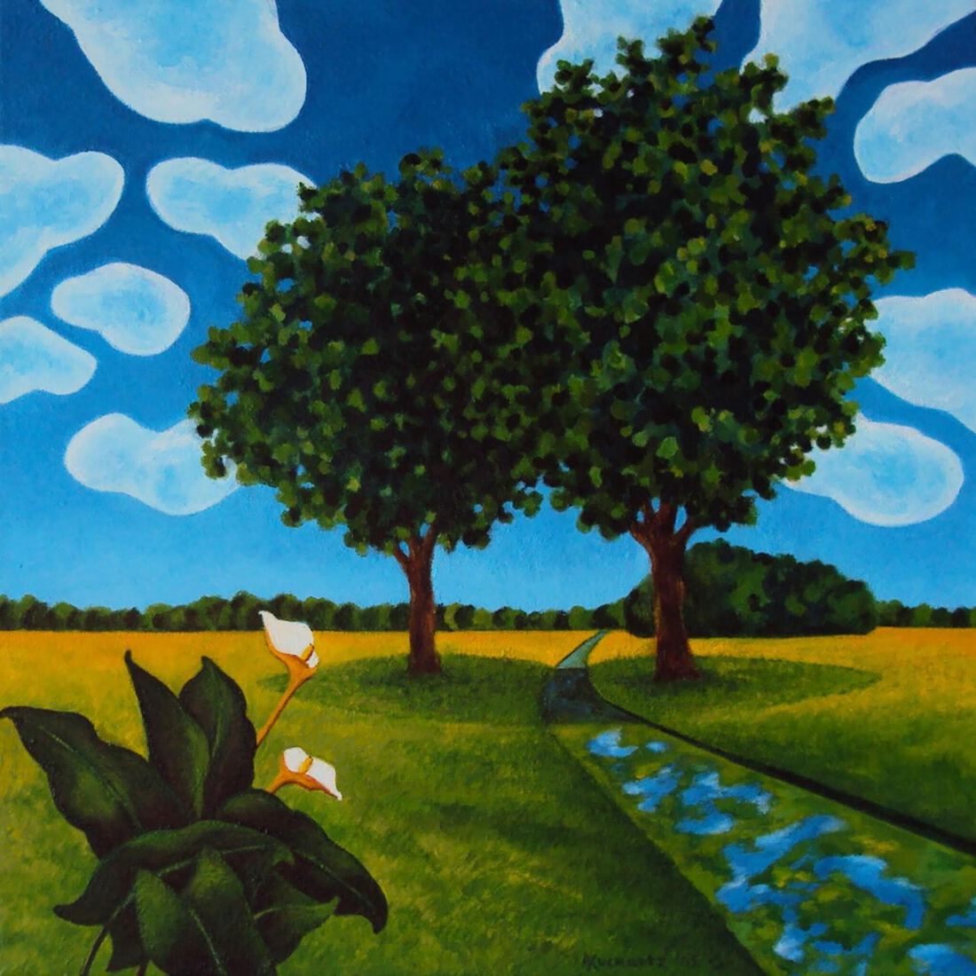 De aronskelken bij Amerongen