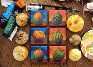 Sinds 1992 schilder ik met acrylverf op doek. 
Meestal werk ik naar mijn schetsen dan naar foto's omdat ik me dan vrijer voel. Daarom klopt niet altijd alles in mijn werk, zoals perspectief, kleuren en schaduwzijde. 
Als ik naar mijn gevoel werk dan gaat alles vanzelf en het lijkt alsof alles mogelijk is.