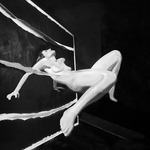 Najaar 2012 werd ik in het plaatselijke museum van San Diego getroffen door een schilderij van de 17e-eeuwse Nederlandse schilder Samuel van Hoogstraten. Hij onderverdeelde zijn stilleven letterlijk in 4 vlakken door middel van 3 linten. Ik vond het een dusdanige mooie compositorische vondst dat ik er een hommage aan heb gewijd.