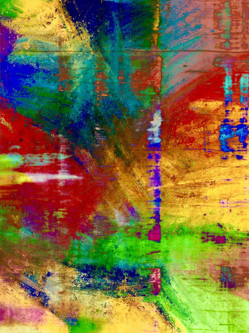 Abstract veelkleurig