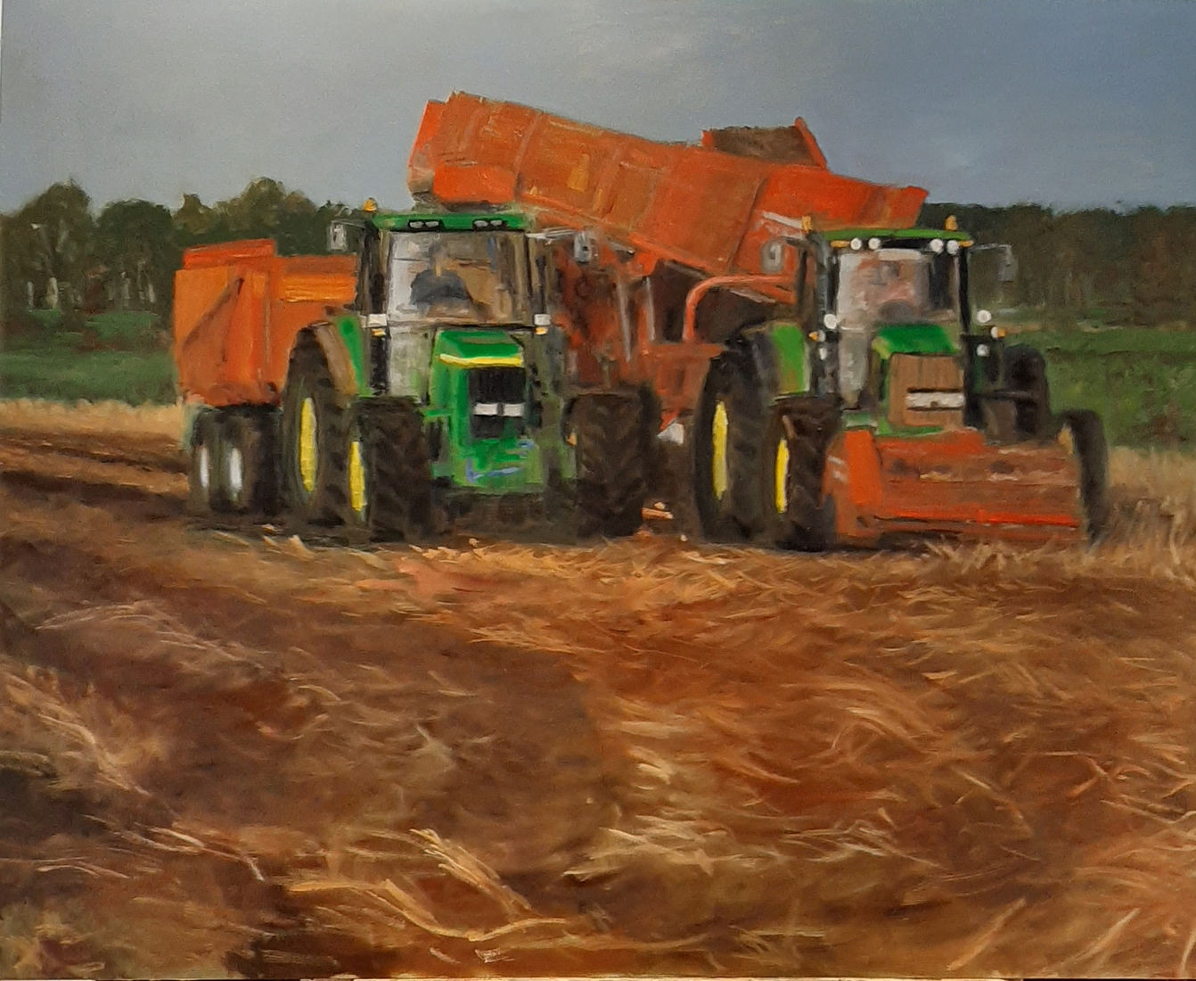 Aardappeloogst, Collectie Museum Dokkum