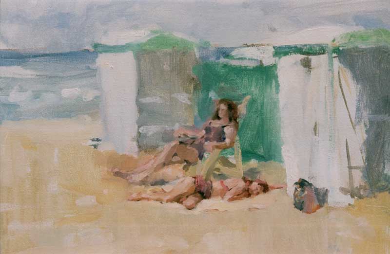 Zonnebaadsters en Badhokjes