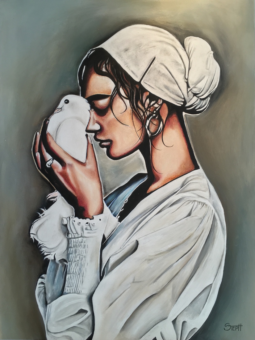 Het meisje met de duif