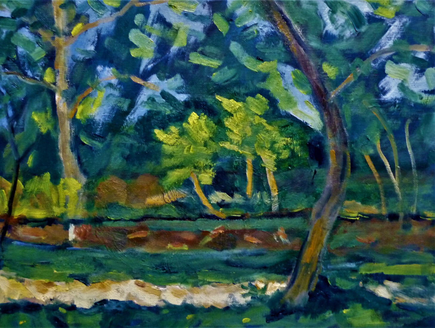 Schilderij Cézanne kopie