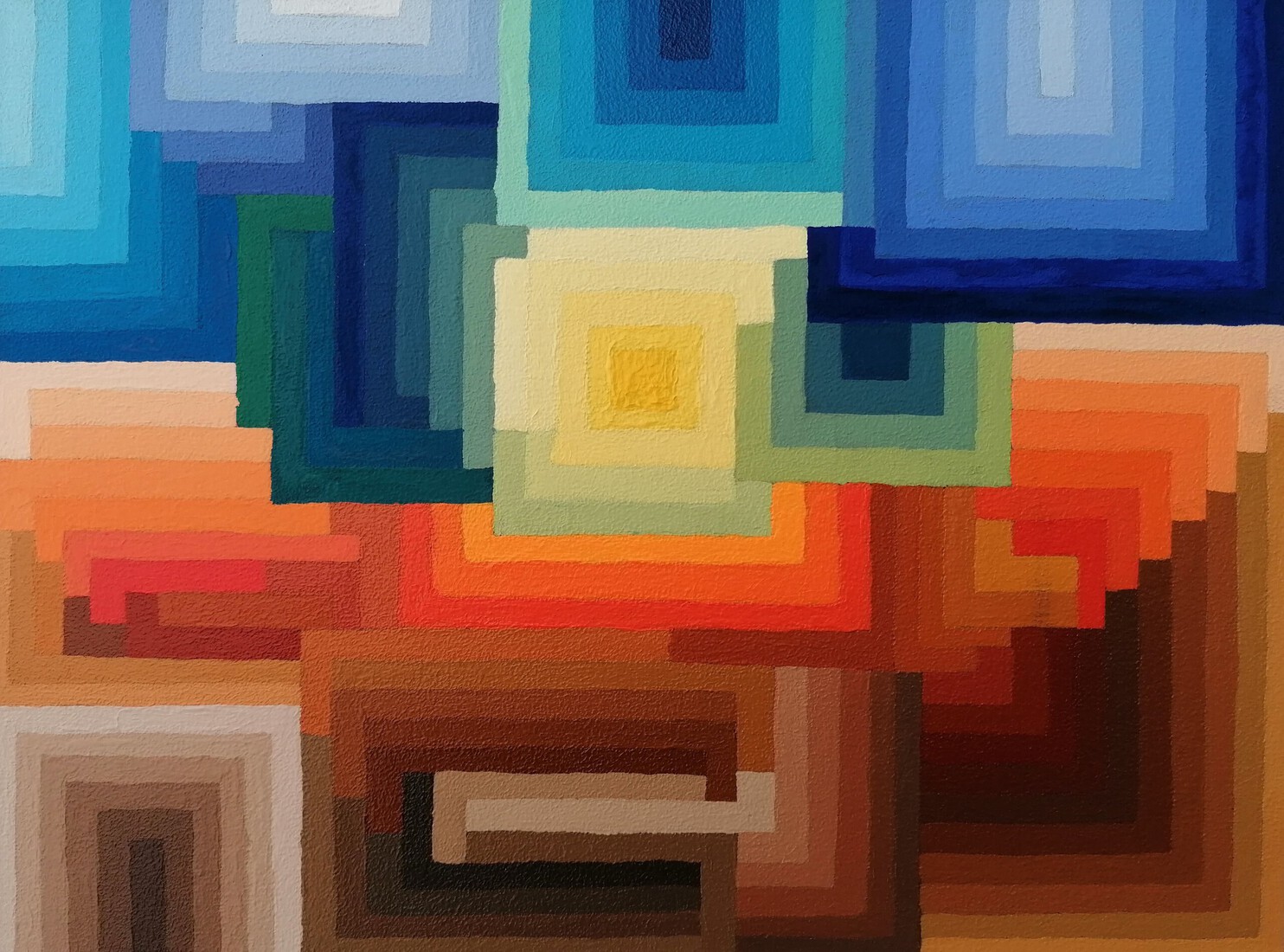 Sunset in the desert