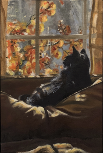 Lockdown geïnspireerde schilderijtjes