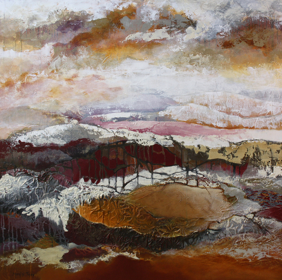 Abstract landschap 1410