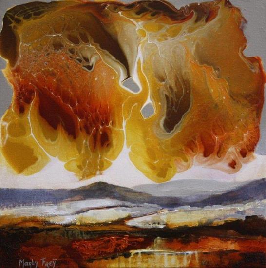 abstract landschap 1610