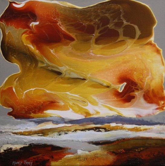 abstract landschap 1611