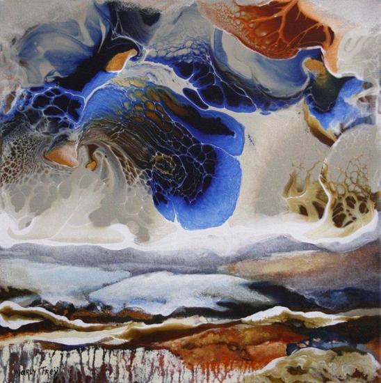 abstract landschap 1612