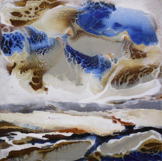 abstract landschap 1613