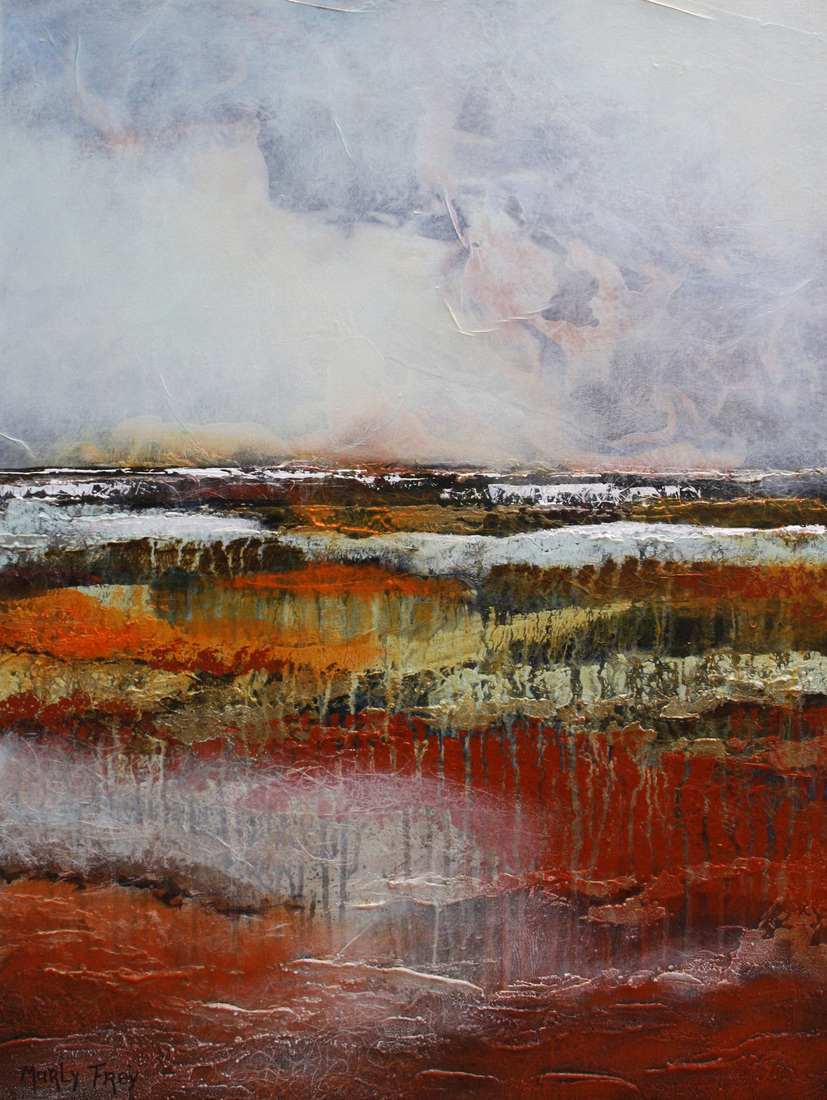 Abstract landschap 1601