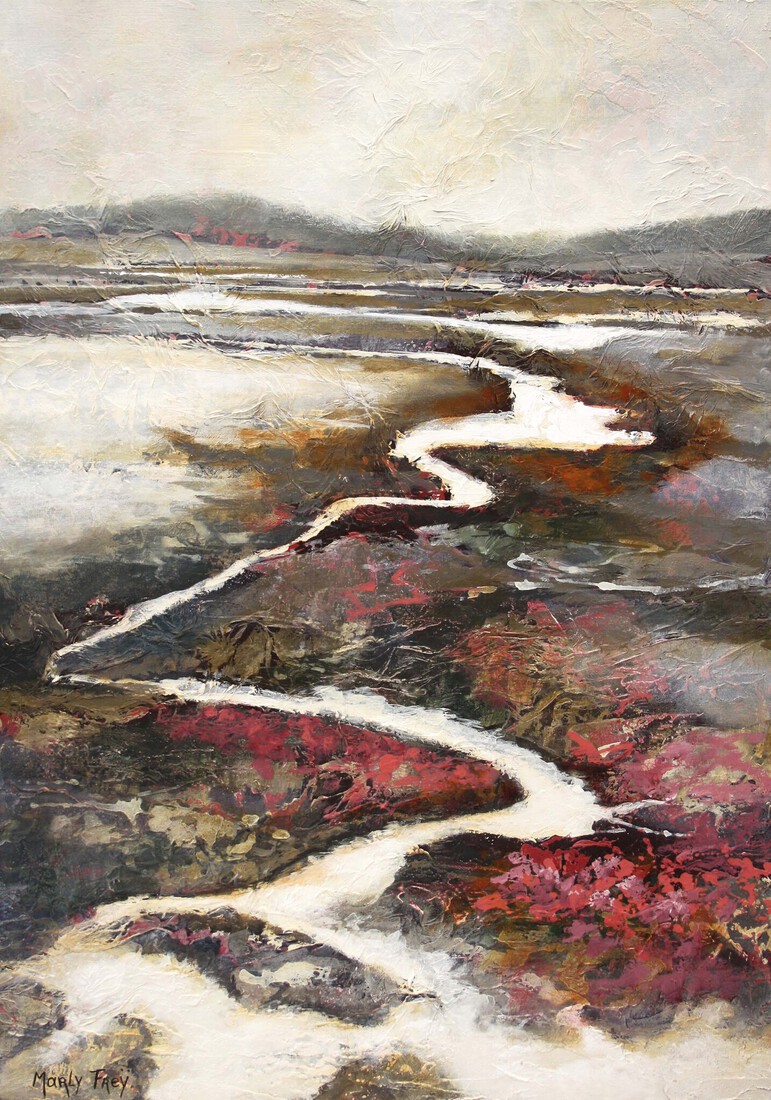 Abstract landschap 2102