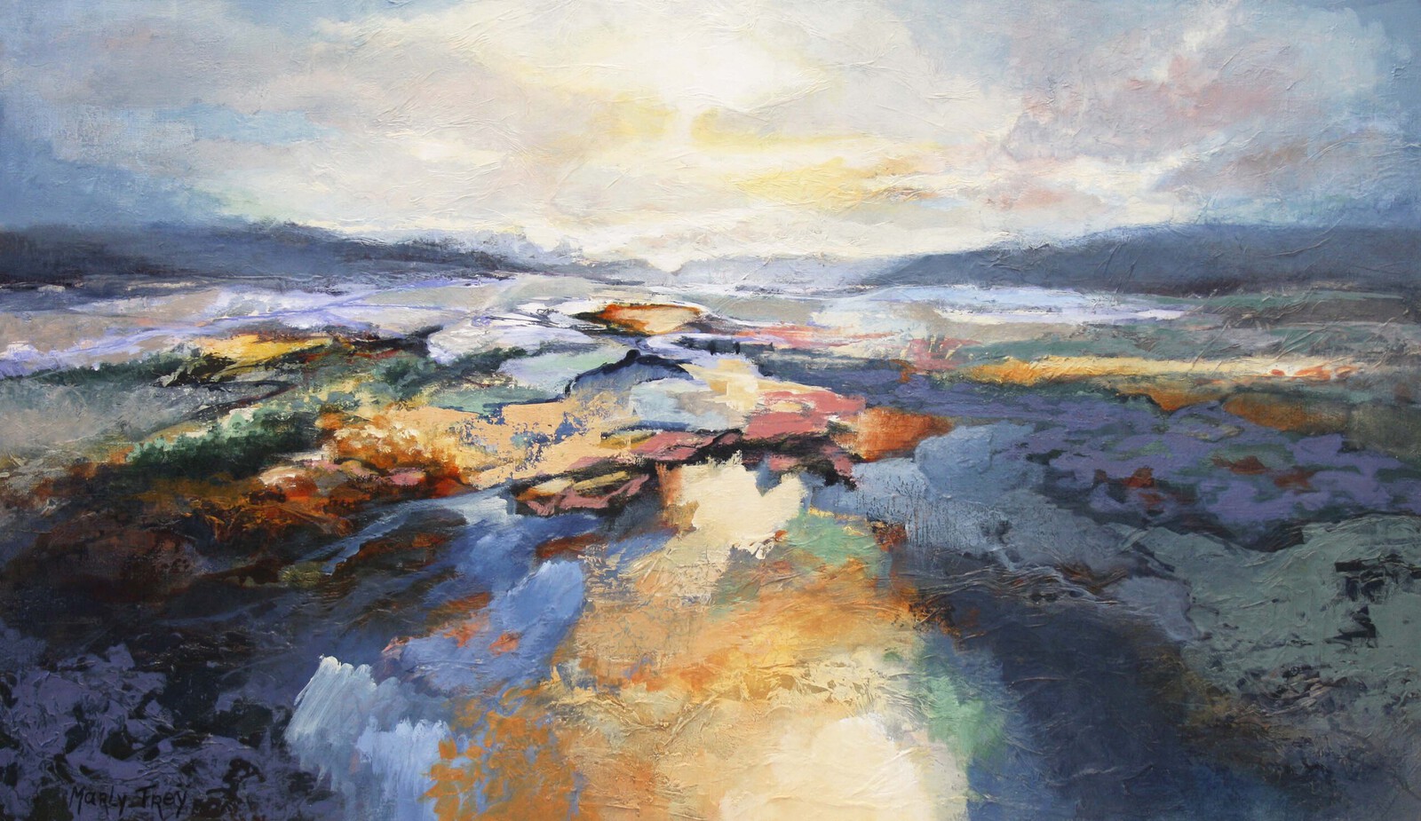 Abstract landschap 2101