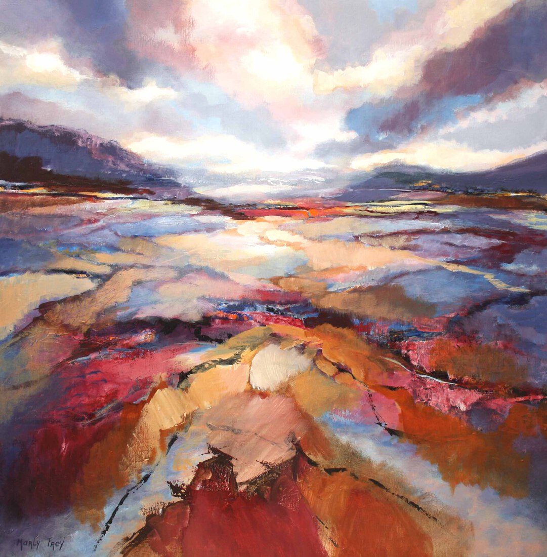 Abstract landschap 2110