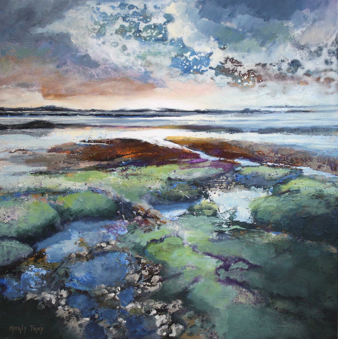 Abstract landschap 2113