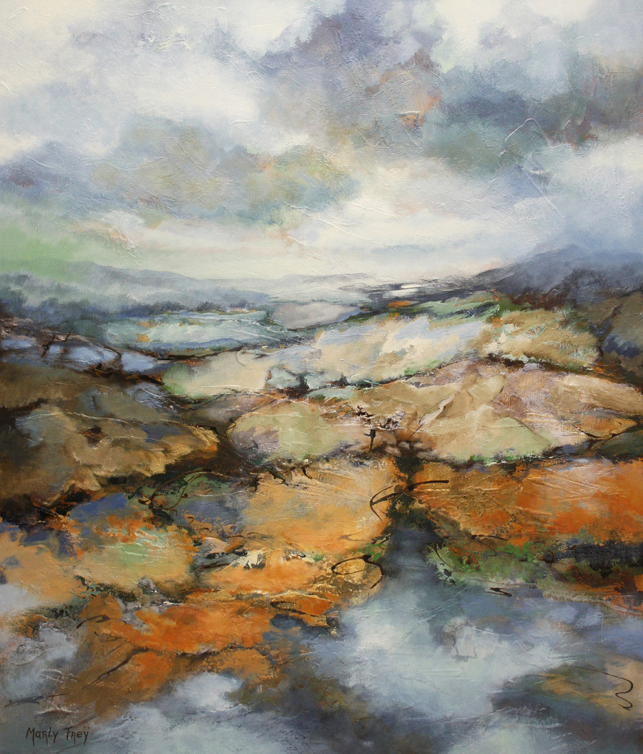 Abstract landschap 2201