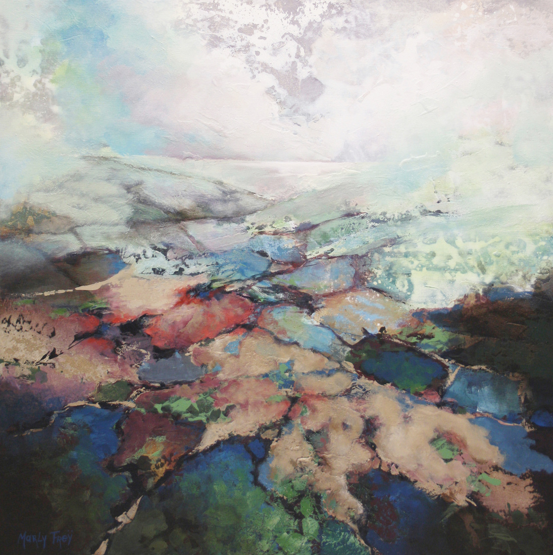 Abstract landschap 2205