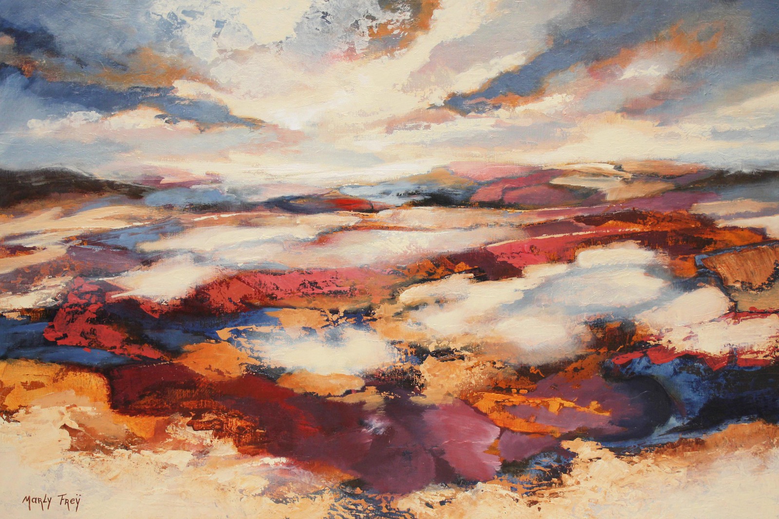 Abstract landschap 2115