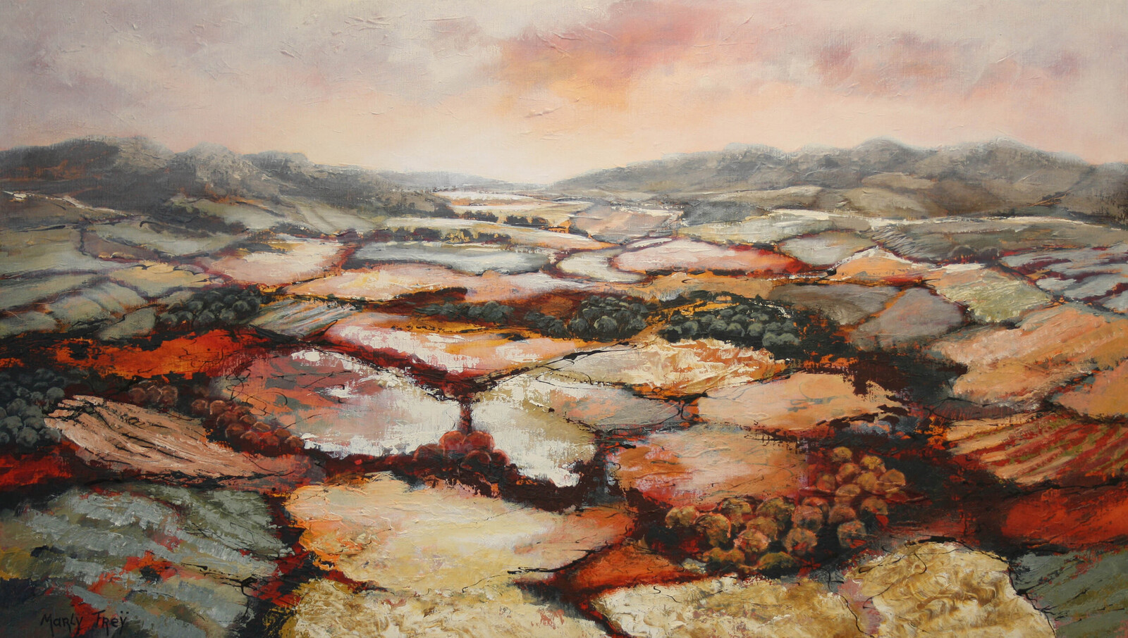 Abstract landschap 2209