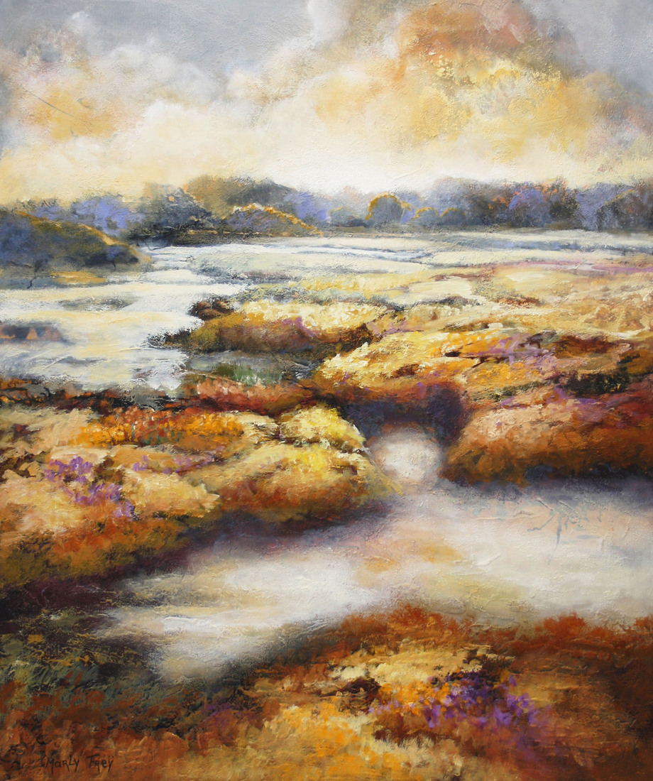 Abstract landschap 2208