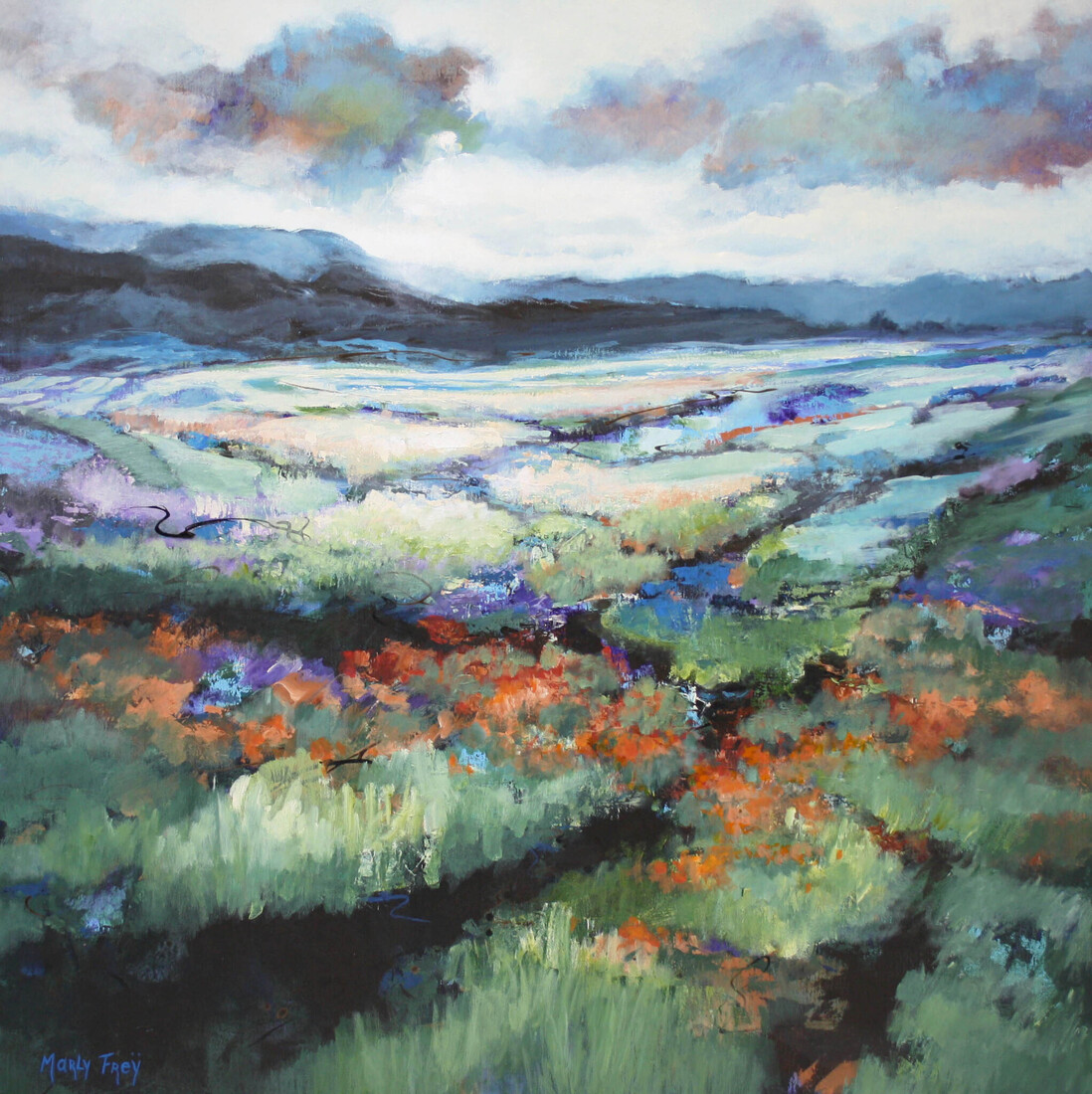 Abstract landschap 2210