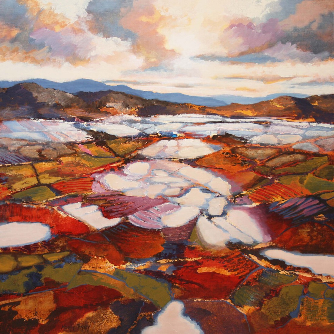 Abstract landschap 2213