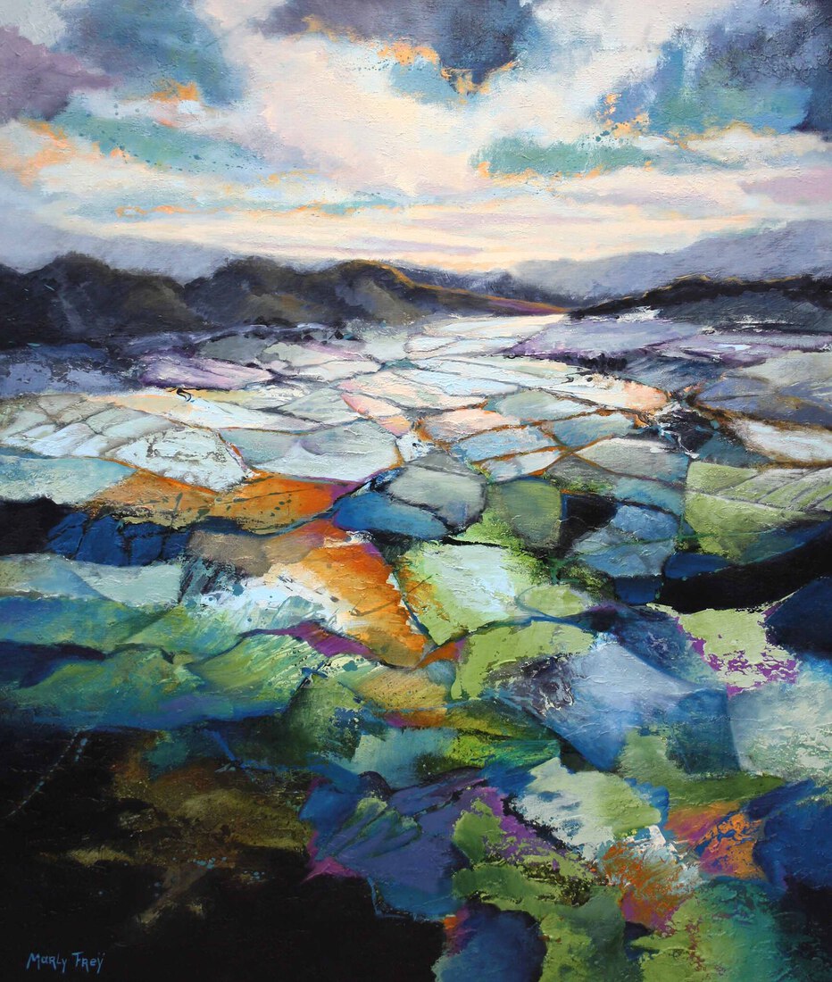 Abstract landschap 2223