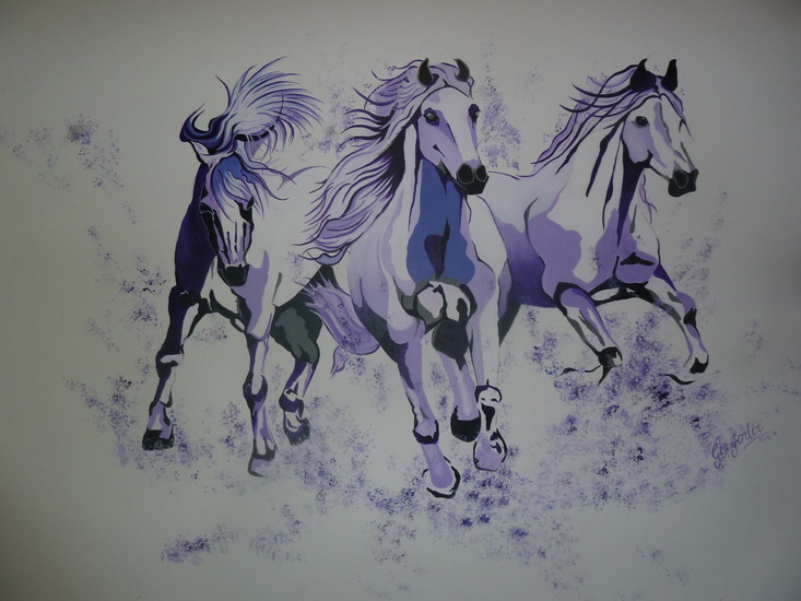 Galopperende paarden