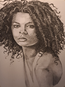 Sinds kort volg ik een atelierles in tekenen met houtskool. Ik dacht altijd dat houtskool niets voor mij was, maar het tegendeel blijkt waar te zijn. 