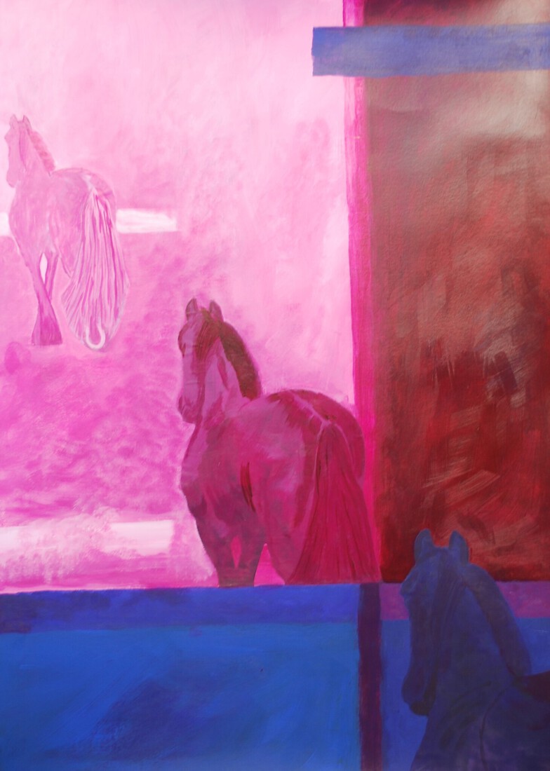 verdwijnende paarden