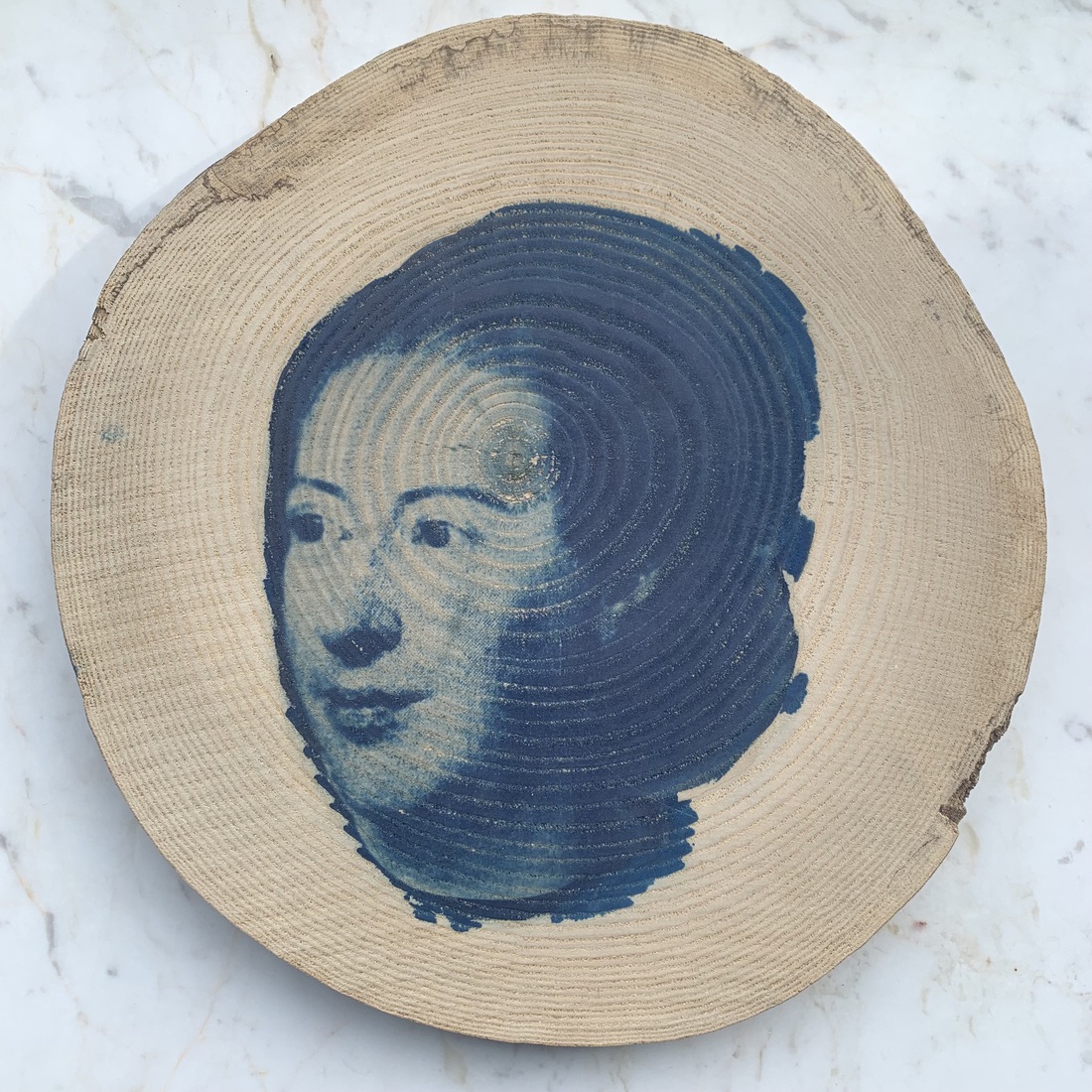 Belle van Zuylen cyanotype