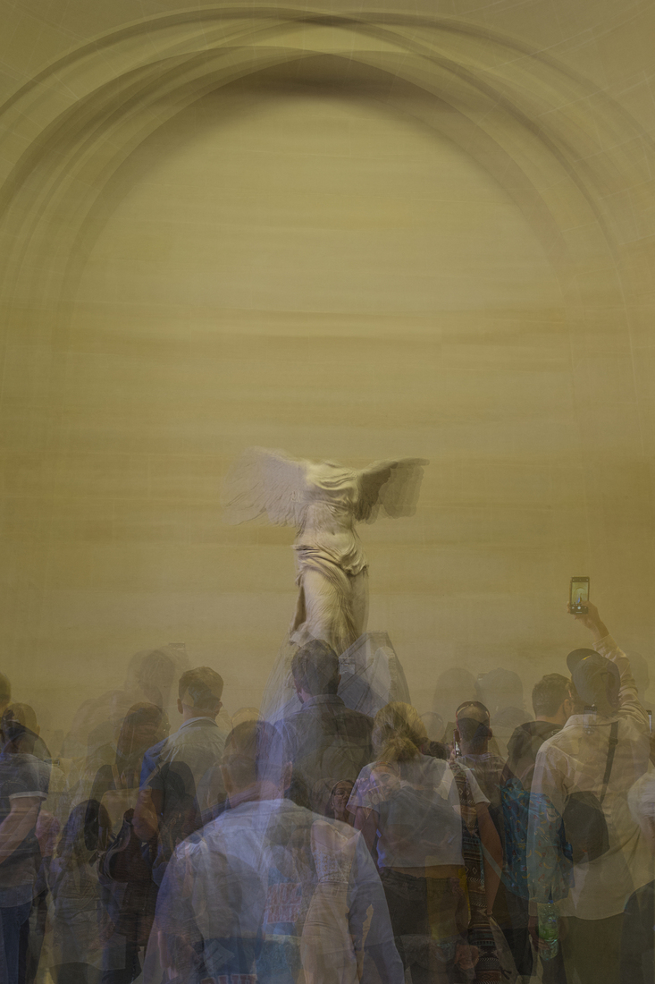 Nike in multiple exposure