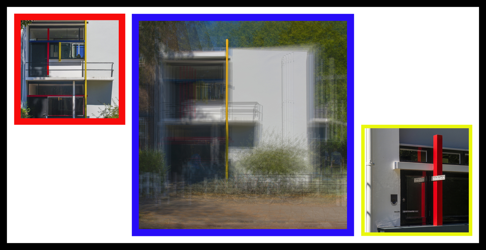 Rietveld Schröderhuis in Utrecht Drieluik