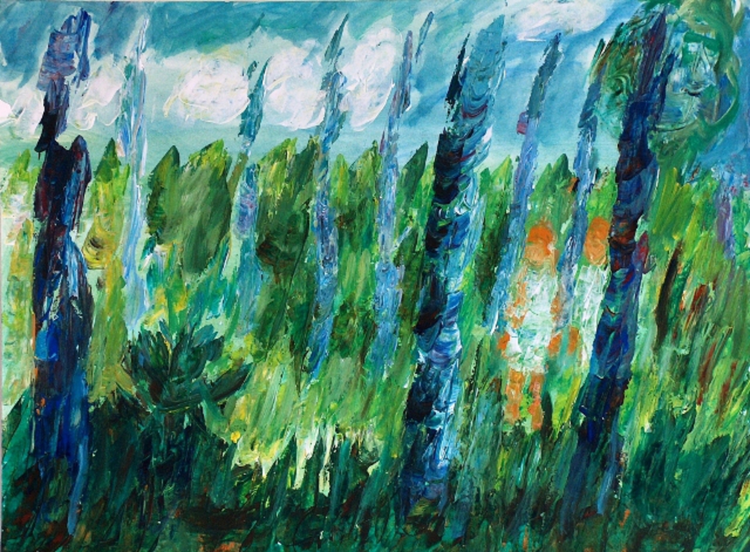 Verborgen in het groen
