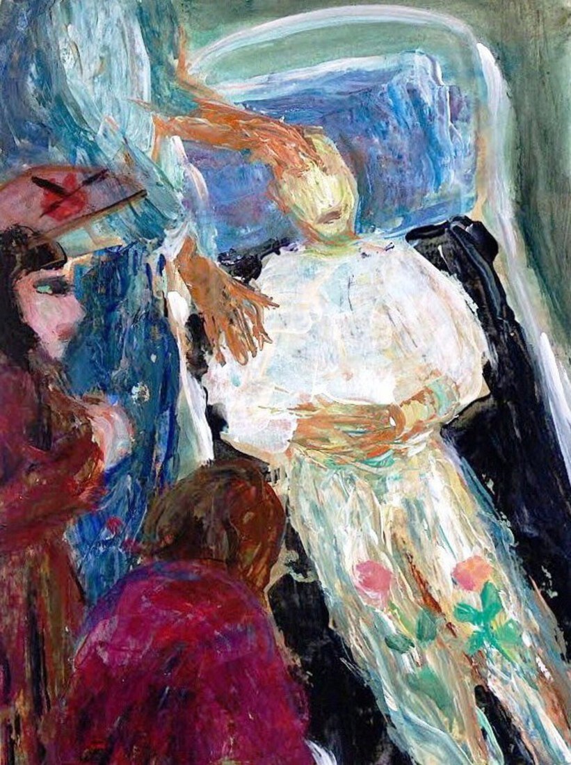 Son whose father has died