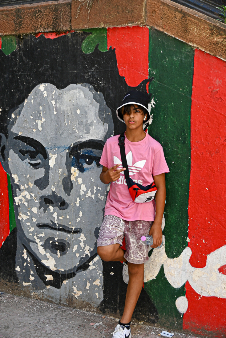 Algeria a boy for a national wall