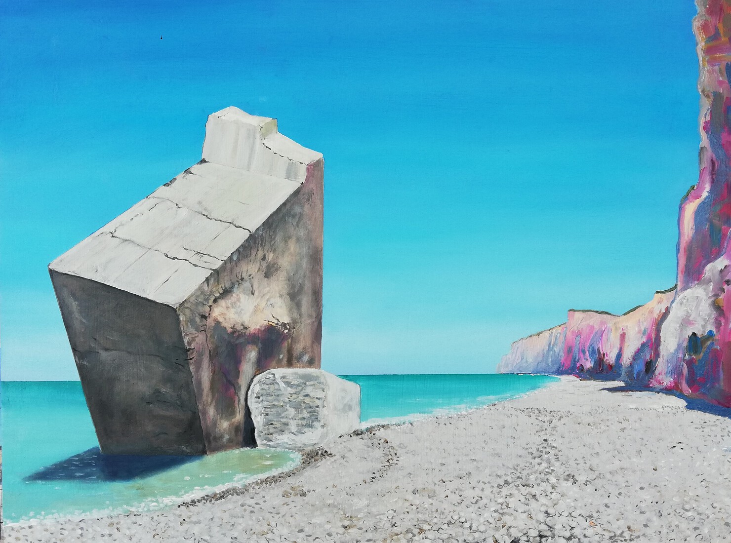 De kust bij Pourville sur Mer