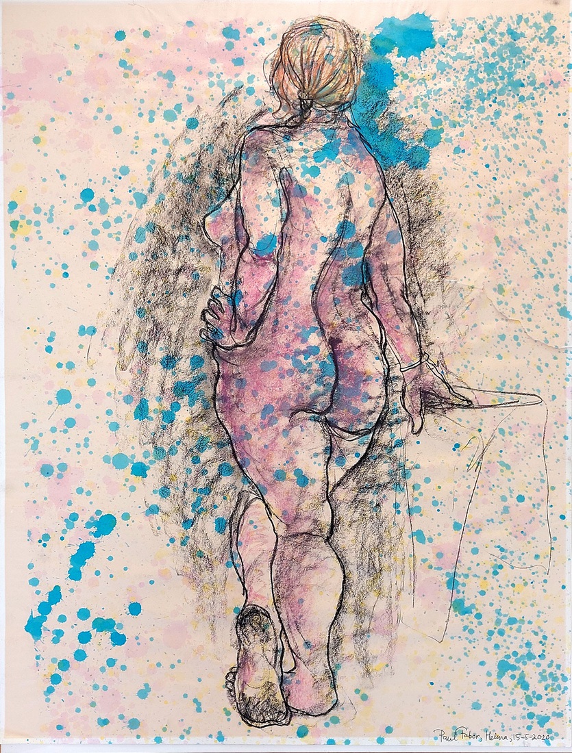 Helena staand op de rug gezien 15-5-2020