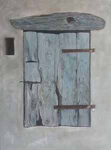 Een serie werken gewijd aan haveloze, doorleefde, verweerde, verveloze oude deuren en ramen. 