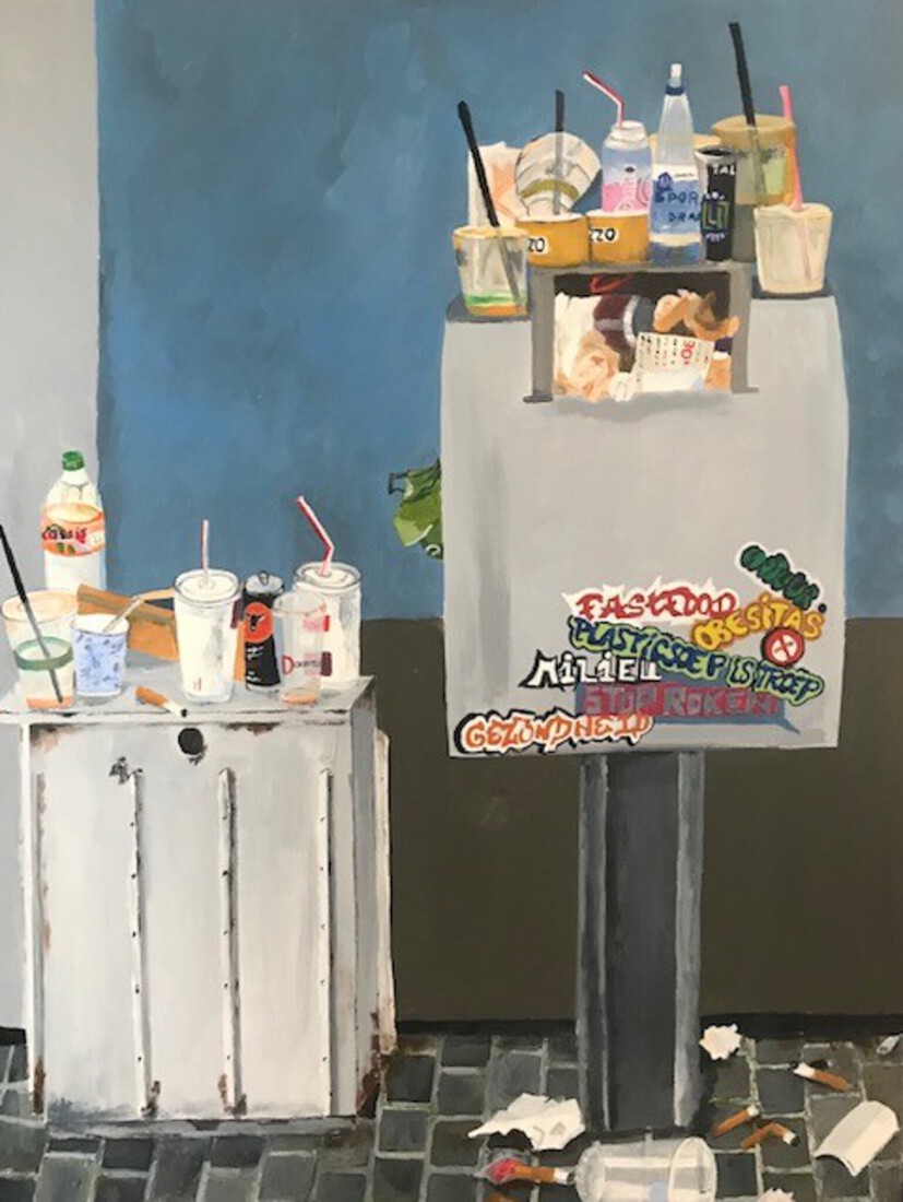 Afval binnenstad Breda 1