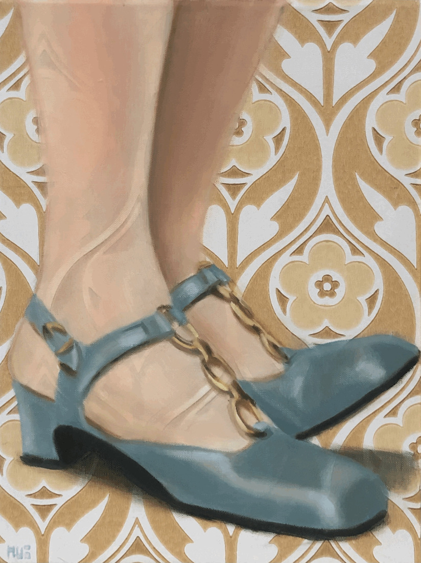 wallflower blue shoes